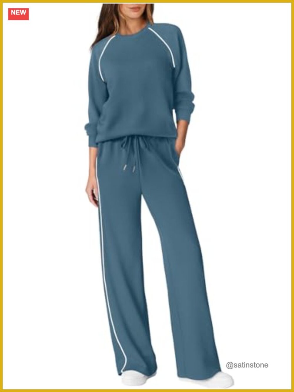 Women's 2 Piece Lounge Set Lightweight Matching Sweatsuit